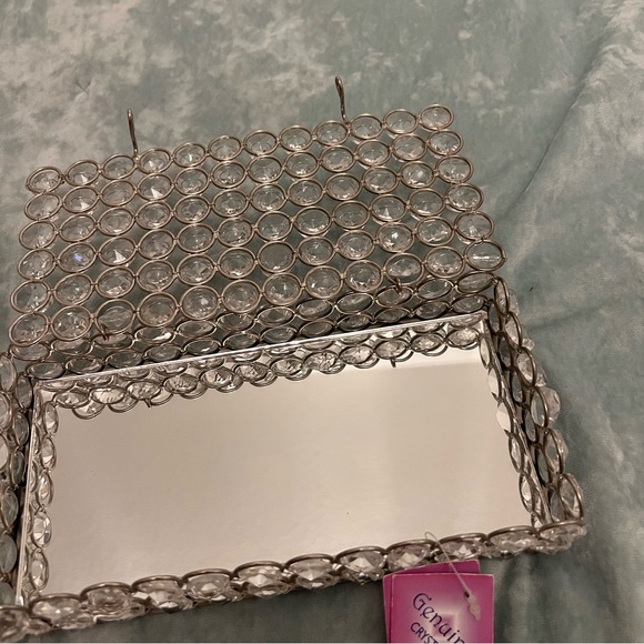 Silver Metal Glam Jewelry Box - Picture 3 of 4